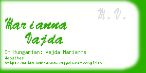 marianna vajda business card